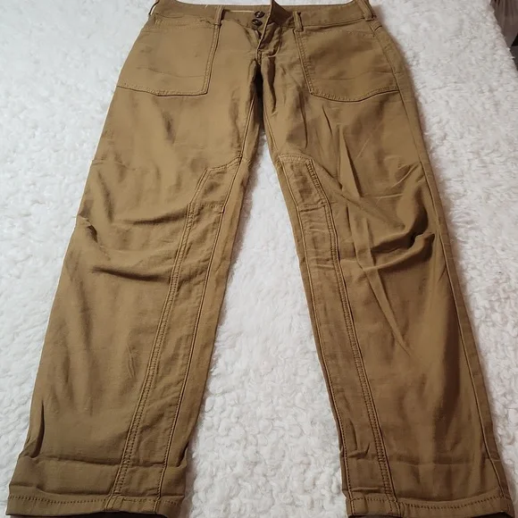 New Anthropologie Pilcro The Wanderer  Low Rise Pants Sz 25 Khaki/Sand - Picture 8 of 16